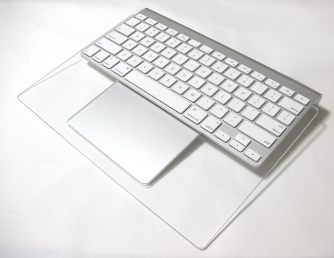 キーボードとトラックパッド（Apple Magic Trackpad）を一体化（Mac ...